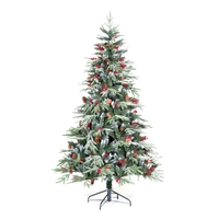 7ft Ontario Spruce Snow Flocked Christmas Tree
