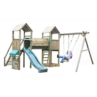 Action Glastonbury Twin Tower Climbing Frame
