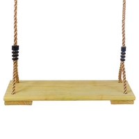 Action Pine Wood Swing Seat With PP Ropes