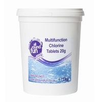 ARF 20g Multi Function Chlorine Tabs - 1kg