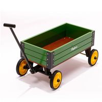 Baghera Classic Wooden Green Trailer Wagon