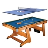 BCE 6ft Folding Leg Pool Table FP6TT + Free Gift!