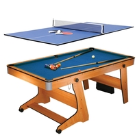 BCE 6ft Folding Leg Pool Table FP6TT + Free Gift!