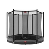 BERG Favorit 6.5ft Grey In-Ground Trampoline and Safety Net
