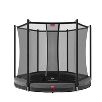 BERG Favorit 6.5ft Grey In-Ground Trampoline and Safety Net