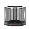 BERG Favorit 9ft Grey In-Ground Trampoline and Safety Net