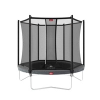 BERG Favorit Regular 9ft Grey Trampoline and Safety Net