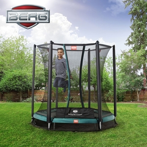 BERG Talent 6ft In-Ground Trampoline and Safety Net Comfort