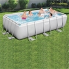 Bestway 13ft 3 x 6ft 7 x 39.5in Power Steel Frame Pool Set