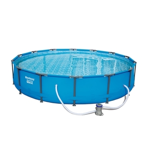 Bestway 14ft x 33in Steel Pro MAX Frame Pool Inc Filter Pump
