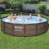 Bestway 14ft x 42in Power Steel Deluxe Frame Pool Set