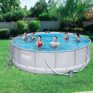 Bestway 14ft x 42in Power Steel Frame Pool Set