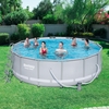 Bestway 14ft x 42in Power Steel Frame Pool Set with Sand Filter