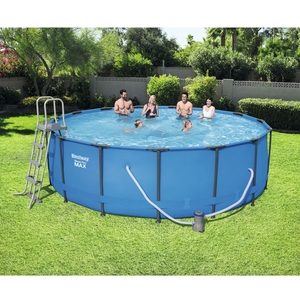 Bestway 15ft x 48in Steel Pro MAX Frame Pool Set