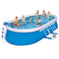Bestway 18ft Steel Pro Oval Frame Pool Set