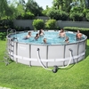 Bestway 18ft x 52in Power Steel Frame Pool Set