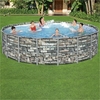 Bestway 18ft x 52in Power Steel Frame Pool Set inc Filter Pump
