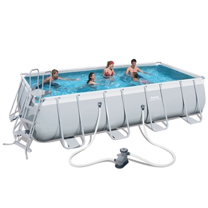 Bestway 18ft x 9ft x 48in Power Steel Frame Pool Set