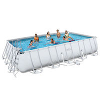 Bestway 22ft Rectangular Frame Pool Set
