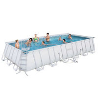 Bestway 24ft Rectangular Frame Pool Set