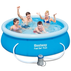 Bestway 8ft Fast Set Pool Set inc Filter Pump