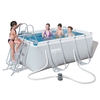 Bestway 9.4ft x 79 Power Steel Rectangular Frame Swimming Pool