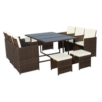 Cannes 10 Seater Cube Set