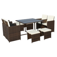 Cannes 8 Seater Cube Set