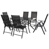 Cayman 6 Seater Rectangular Dining Set With Reclining Chairs