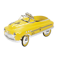 Comet Yellow Taxi Cab Pedal Car