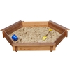 Garden Games 3 Seat Hexagonal Sandpit