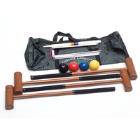 Garden Games 4 Player Cottage Croquet Set (inc Bag)