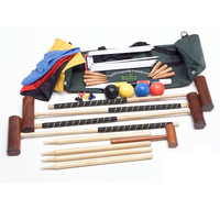 Garden Games Townsend 4 Player Croquet Set (inc Canvas Bag)