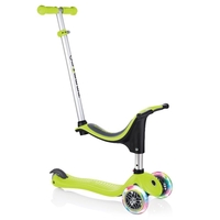 Globber Scooter 4 in 1 Lights Lime Green