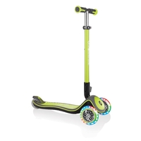 Globber Scooter Elite Deluxe Lights Lime Green