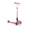 Globber Scooter Primo Foldable Lights Deep Pink
