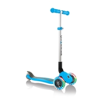 Globber Scooter Primo Foldable Lights Sky Blue