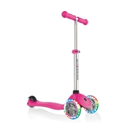 Globber Scooter Primo Lights Neon Pink