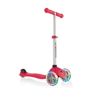 Globber Scooter Primo Lights Red