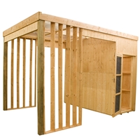 Hallmark Contemporary Shelter Gazebo with Storage
