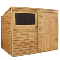 Hallmark Overlap Pent Shed (8ft x 6ft)