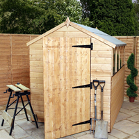Hallmark Shiplap Large Door OSB Apex Shed (8ft x 6ft)