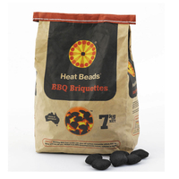 Heat Beads Barbecue Briquettes Bag 7kg (pack of 4)
