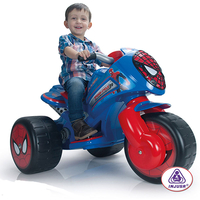 Injusa Ultimate Spiderman Moto Wind Motorbike 6 Volt