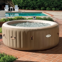 Intex PureSpa Bubble Round 6 Person Hot Tub