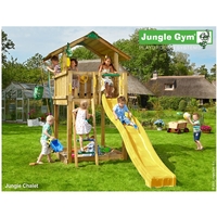 Jungle Gym Jungle Chalet inc Timber and Slide