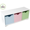 KidKraft Nantucket Storage Bench Pastel