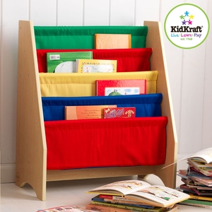 KidKraft Primary Sling Bookshelf