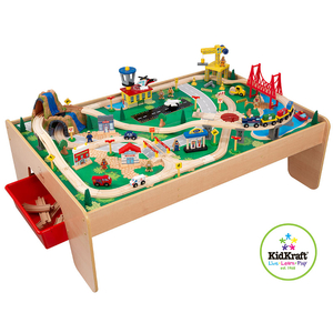 KidKraft Waterfall Mountain Train Set Table