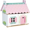 Le Toy Van Lilys Cottage Doll House with Furniture
